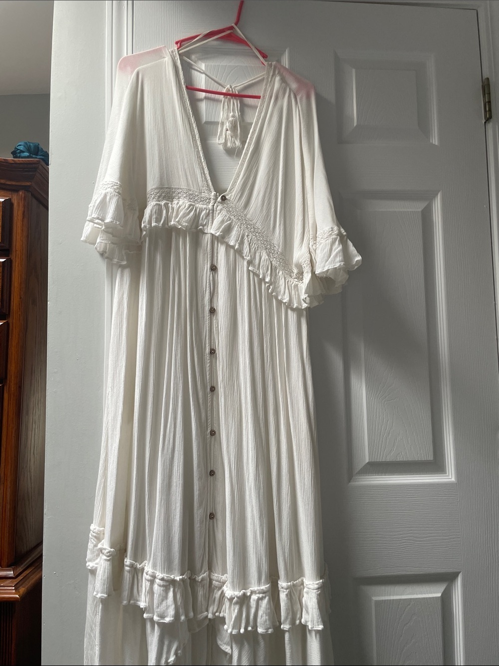 Free People Maxi Ruffle Dress
